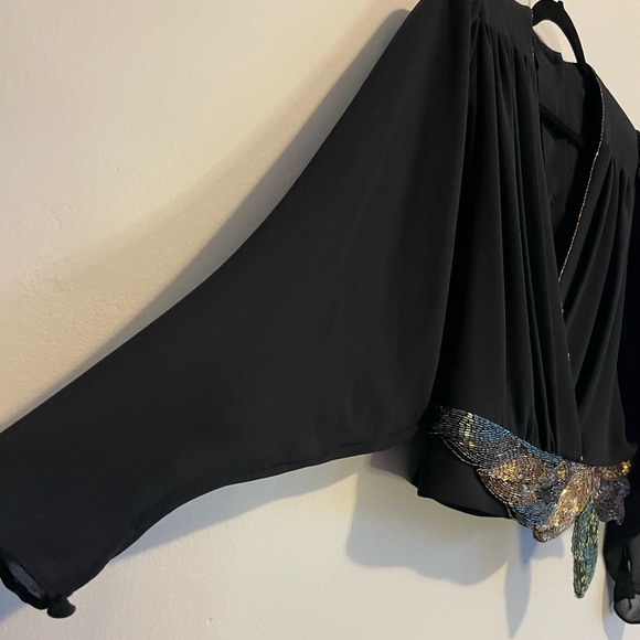 Vintage Denise Fashions 1980s Blouse | Size M/L - Picture 4 of 7